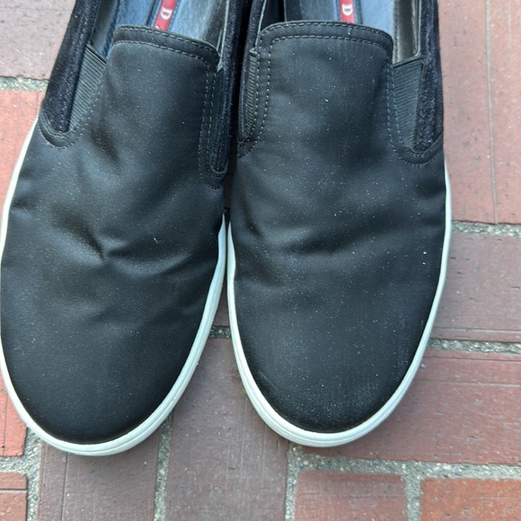 Prada, canvas and suede slip Ons. Worn good cond - Picture 3 of 5